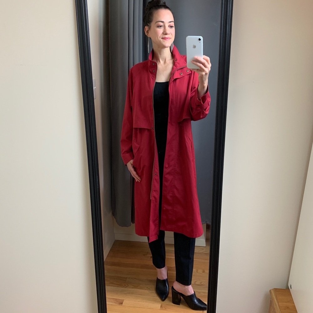 🚨SOLD Red Vintage L.L. Bean Raincoat